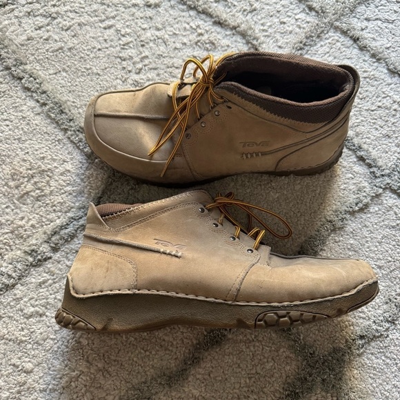 Teva chukka boots leather tan brown 6738 size 11 main image 10